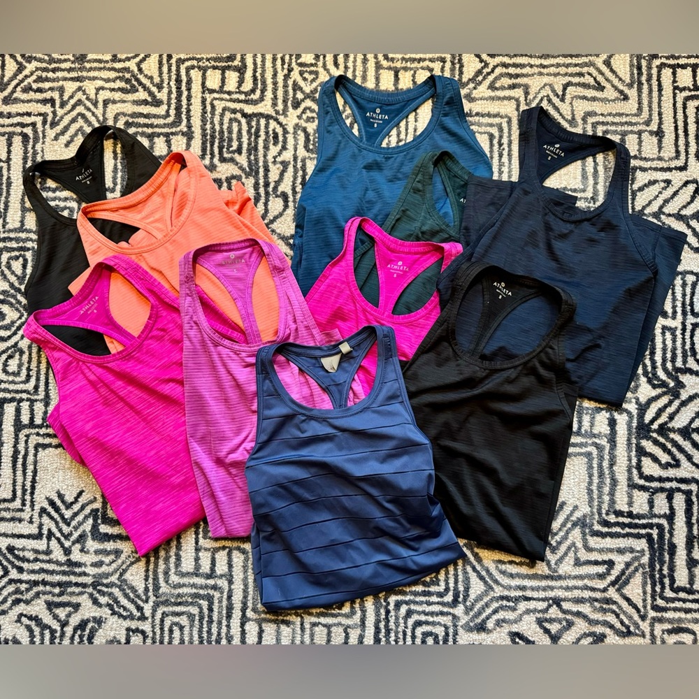 Athleta Chi RacerBack Tank Tops
